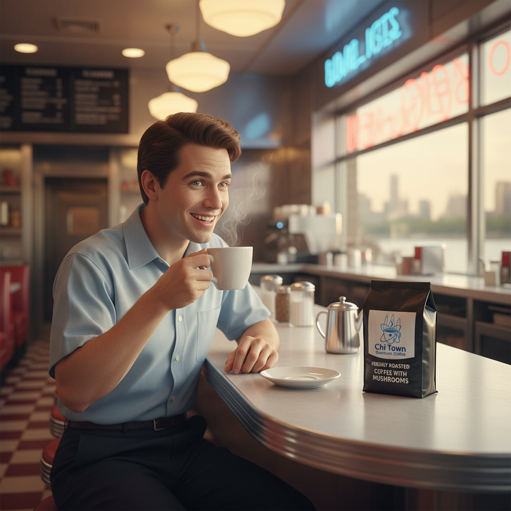 Coffee with Mushrooms Dark Roast